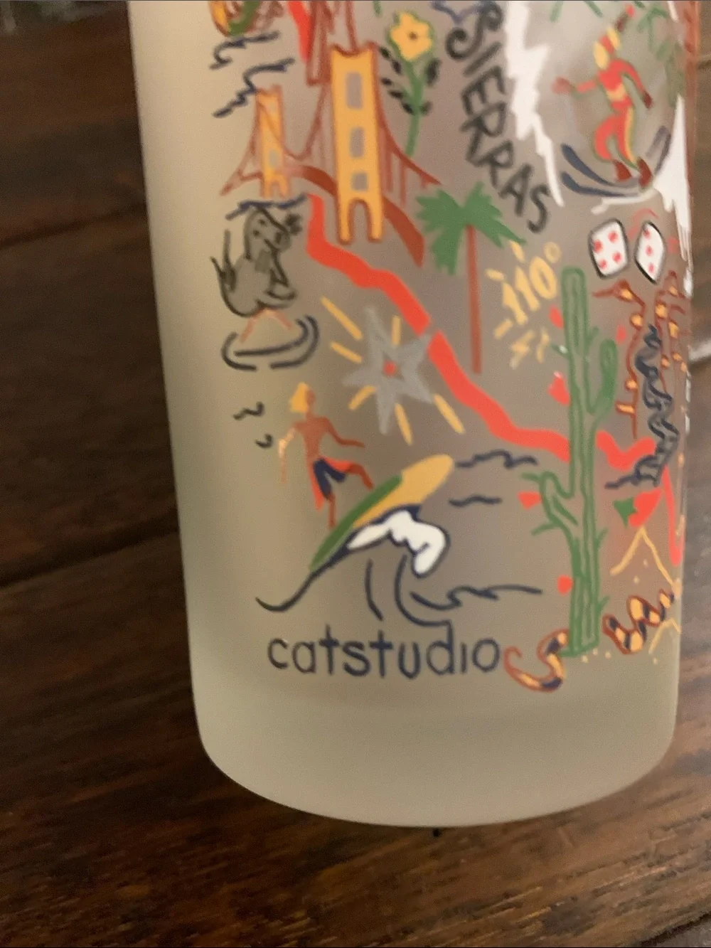 Catstudio AMERICA Frosted Glass with Scenic Artwork 🇺🇸